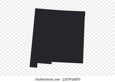 New Mexico map vector, Not isolated on transparent background