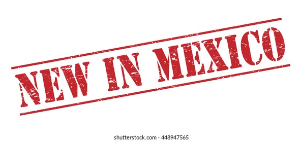 new in mexico vector stamp on white background