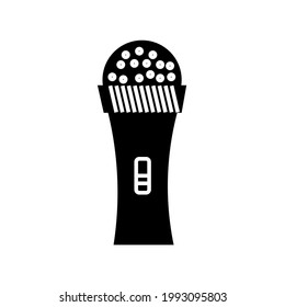 new microphone vector type icon