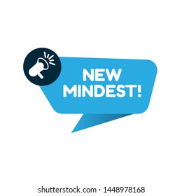 new midnest isolated speech bubble.vector illustration