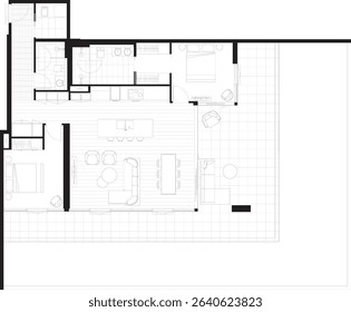 new minimal Apartment floor plan 