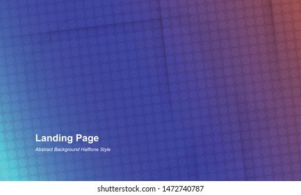 New Minimal modern geometric halftone background. Dynamic shapes composition. Eps10 vector. landing page.