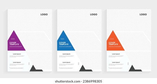New minimal style creative one-fold brochure cover template, editable annual booklet, media kit, template, A4 format high-quality business corporate brochure cover layout