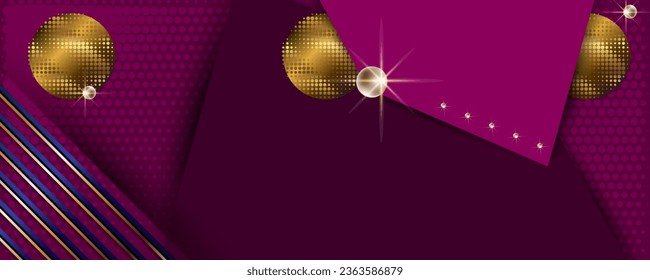 New minimalism discreet with gold shiny with sparkles with glitter Christmas gold design green purple background abstract shiny color golden