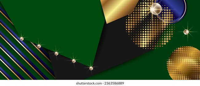 New minimalism discreet with gold shiny with sparkles with glitter Christmas gold design green purple background abstract shiny color golden