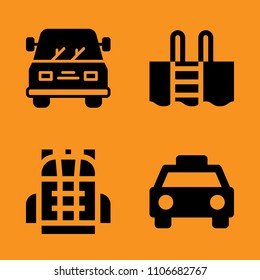 new, model, adventure and isolated icons set. Vector illustration for web and design