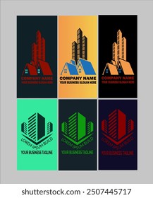 Diseño de logotipo de edificio de modelo Nuevo