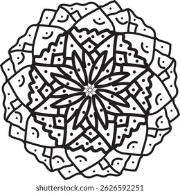 Neues Modell mandala Design nach Vektorgrafik