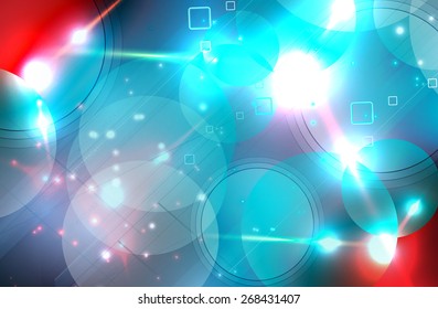 New Model Technology Business Background. Abstract innovation solution.