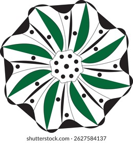 Novo modelo de design de mandala de vetor
