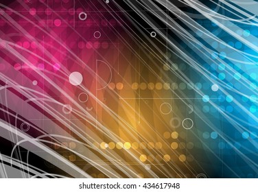 New Model Virtual Technology Business Background