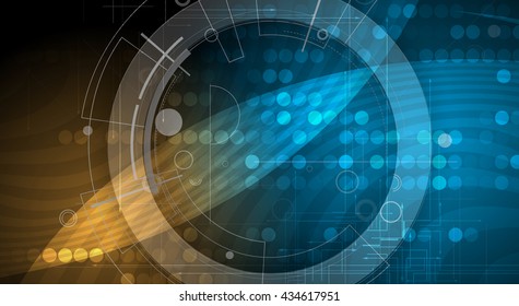 New Model Virtual Technology Business Background