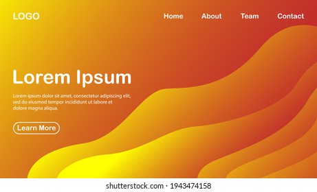 new modern abstrack background with gradient orange color concept, premium vektor 