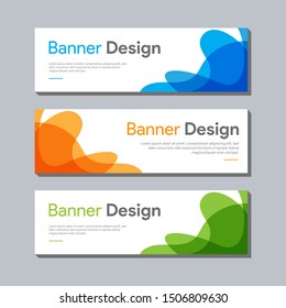 New Modern Abstract Banner Design, Abstract Templates Design, Business Banner Background Design vector eps 10 . new concept 2022