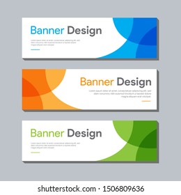 New Modern Abstract Banner Design, Abstract Templates Design, Business Banner Background Design vector eps 10 . new concept 2022