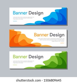 New Modern Abstract Banner Design, Abstract Templates Design, Business Banner Background Design vector eps 10 . new concept 2022