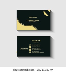 New and modern business card design