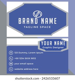 New modern business Card Template Vector illustration. professional visiting name card.