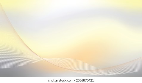 new modern and contemporary gray white abstract background, with wavy lines, for your designs. vector
