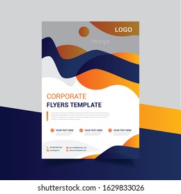 New Modern Creative a4 Size Corporate Business Flyer, Brochure, Poster  Vector Design Template