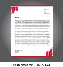New modern creative , clean business style letterhead bundle of your corporate project design.Set to print with vector , illustration. Corporate letterhead here