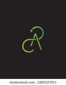 Nuevas artes locas creativas modernas y plantilla de logo del vector de las iniciales 