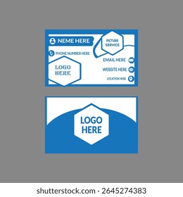 New Modern Creative Professional Business Card Idol Visiting Card Vector