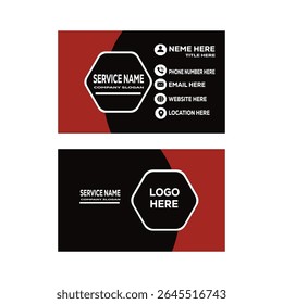 New Modern Creative Professional Business Card Idol Visiting Card Vector