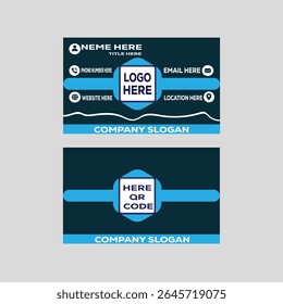 New Modern Creative Professional Business Card Idol Visiting Card Vector
