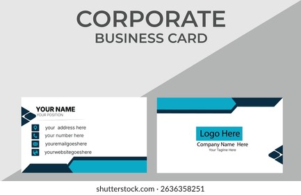 New Modern Creative Simple Luxury Corporate business Card Design