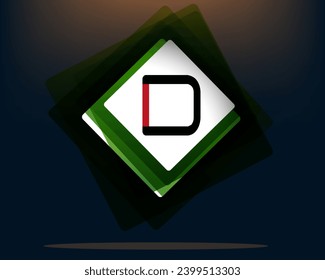 new modern  D latter logo useful and unique latter
