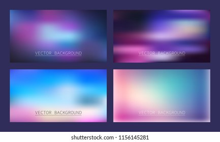 New modern gradients, vector illustration, for soft invitation design, postcard, flyer poster flyer, banner, calendar, business card, menu, store, packages, wrapping paper and web elements. 