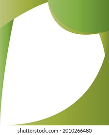 New modern green poster template
