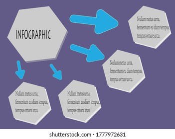 new modern info graphic vector art design. 