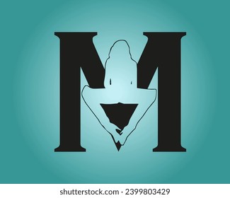 NEW MODERN latter logo design initial m Premium Vector