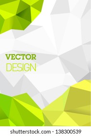 New modern low poly design template / suitable for infographics / graphic design or web banners