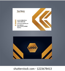 New Modern and Luxury Business Card Template