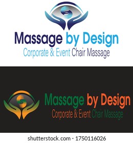new modern Massage by logo design 