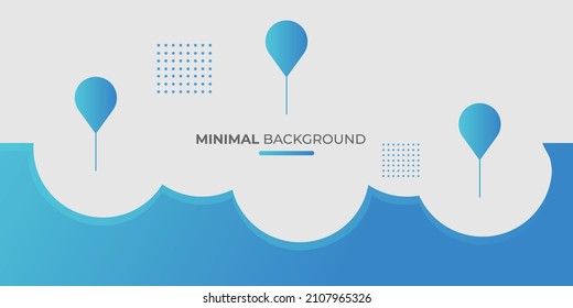 New modern minimal colorful website UI background design