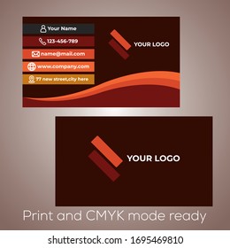 new modern and minimalist business card design for personal and business users.