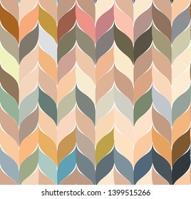 New modern multicolor seamless chevron  geometric zigzag Knitted background vector pattern for textile fabric web surface and print
