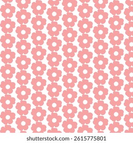 New modern pimk  flower pattern
