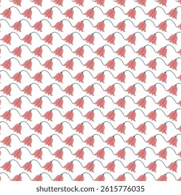 New modern pimk  flower pattern