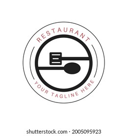 New modern restaurant cafe logo and symbols vector design.