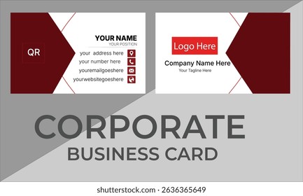 New Modern Simple Premium Luxury Corporate Industrial Commercial Business Card Design