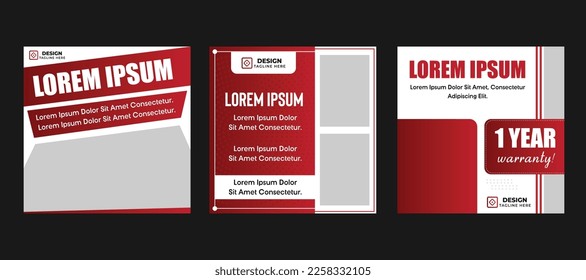 New Modern Social Media Post and banner Templates