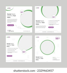 New and modern social media post design Template.