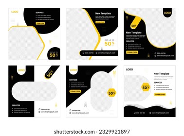 New and modern social media post design Template.