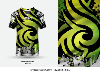New modern sports jersey design background vector