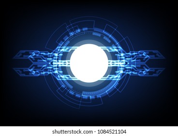 New modern technology abstract background. Modern technology style creation in the middle of abstract background image. white dark blue minimal technology background.